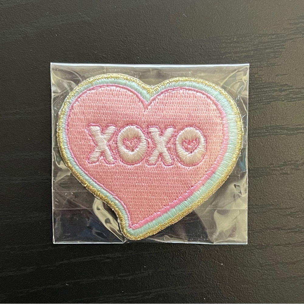BNWT Stoney Clover Lane XOXO Heart Patch